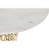Masa de Cafea DKD Home Decor Alb Auriu* Metal Marmură 76 x 76 x 43 cm
