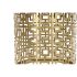 Masa de Cafea DKD Home Decor Alb Auriu* Metal Marmură 76 x 76 x 43 cm