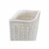 Vază DKD Home Decor 17 x 10 x 47 cm Alb Rășină Modern