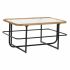 Masa de Cafea DKD Home Decor Geam Metal (90 x 60 x 46 cm)