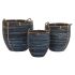 Set de Coșuri DKD Home Decor Bleumarin 56 x 56 x 60 cm