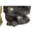 Figură Decorativă DKD Home Decor 22 x 23,5 x 31 cm Argintiu Auriu* Colonial Gorilă (2 Unități)