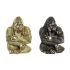 Figură Decorativă DKD Home Decor 22 x 23,5 x 31 cm Argintiu Auriu* Colonial Gorilă (2 Unități)