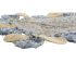 Covor DKD Home Decor Albastru Maro Indian (60 x 240 x 1 cm)