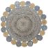 Covor DKD Home Decor Albastru Multicolor Indian (200 x 200 x 1 cm)