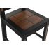 Scaun de Sufragerie DKD Home Decor Maro închis Salcâm (42 x 47 x 102 cm)