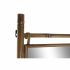 Suport pentru Prosoape cu Picior DKD Home Decor Oglindă Metal Muştar (55 x 3 x 190 cm)