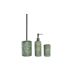 Set de Baie DKD Home Decor Verde Argintiu polipropilenă Dolomite Tropical Frunza a unei plante 9,5 x 9,5 x 37 cm