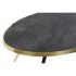 Masa de Cafea DKD Home Decor Negru Auriu* Geam Oțel 110 x 50 x 41,5 cm