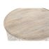 Masa de Cafea DKD Home Decor Alb Natural Aluminiu Lemn de mango 81 x 81 x 45 cm