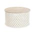 Masa de Cafea DKD Home Decor Alb Natural Aluminiu Lemn de mango 81 x 81 x 45 cm