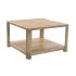 Masa de Cafea DKD Home Decor Maro Deschis Lemn de mango 76 x 76 x 45 cm