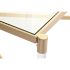 Masa de Cafea DKD Home Decor Metal Acrilic Glamour (120 x 70 x 45 cm)