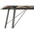 Masă de Sufragerie DKD Home Decor Brad Natural Metal Gri deschis 161 x 90 x 75 cm