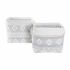 Set de Coșuri DKD Home Decor Gri Bumbac (45 x 35 x 40 cm) (2 Piese)