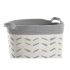 Set de Coșuri DKD Home Decor Gri Bumbac (3 Piese) (35 x 35 x 40 cm)