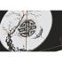 Mobilă TV DKD Home Decor Negru Oriental Alb Auriu* Alb/Negru Metal Brad Lemn MDF 130 x 26 x 51 cm