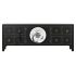 Mobilă TV DKD Home Decor Negru Oriental Alb Auriu* Alb/Negru Metal Brad Lemn MDF 130 x 26 x 51 cm