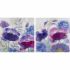 Tablou DKD Home Decor 80 x 3,5 x 80 cm Shabby Chic (2 Unități)