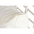 Canapea de grădină DKD Home Decor 130 x 68 x 146 cm ratan sintetic Oțel Alb
