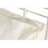 Canapea de grădină DKD Home Decor 130 x 68 x 146 cm ratan sintetic Oțel Alb