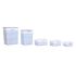 Set de Coșuri DKD Home Decor Albastru Celeste răchită Infantil 44 x 34 x 56 cm (5 Piese)