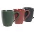 Set de 4 Căni tip Halbă DKD Home Decor Verde Roz Gri închis Gresie 300 ml 19 x 13 x 31 cm