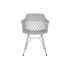 Scaun de Sufragerie DKD Home Decor Gri deschis 57 x 57 x 80,5 cm