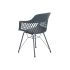 Scaun de Sufragerie DKD Home Decor Albastru Bleumarin 57 x 57 x 80,5 cm