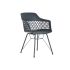 Scaun de Sufragerie DKD Home Decor Albastru Bleumarin 57 x 57 x 80,5 cm