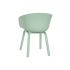 Scaun cu Mânere DKD Home Decor 56 x 58 x 78 cm Verde 60 x 52 x 78 cm