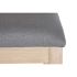 Scaun de Sufragerie DKD Home Decor Brad Poliester Gri închis (46 x 61 x 86 cm)