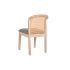Scaun de Sufragerie DKD Home Decor Brad Poliester Gri închis (46 x 61 x 86 cm)