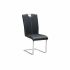 Scaun de Sufragerie DKD Home Decor Negru Metal Poliuretan (59 x 45 x 102 cm)
