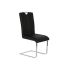 Scaun de Sufragerie DKD Home Decor Negru Metal Poliuretan (59 x 45 x 102 cm)