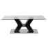Masa de Cafea DKD Home Decor Lemn 120 x 60 x 45 cm Sticlă Temperată Lemn MDF