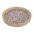 Tavă pentru gustari DKD Home Decor 26 x 26 x 14,5 cm Natural Metal Lemn MDF Shabby Chic
