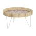 Tavă pentru gustari DKD Home Decor 26 x 26 x 14,5 cm Natural Metal Lemn MDF Shabby Chic