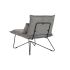 Fotoliu DKD Home Decor 66 x 78 x 75 cm Negru Gri Metal