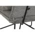 Fotoliu DKD Home Decor 66 x 78 x 75 cm Negru Gri Metal
