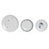 Set de Veselă DKD Home Decor Albastru Alb Porțelan 18 Piese 27 x 27 x 3 cm