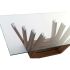 Masa de Cafea DKD Home Decor Geam Nuc Aluminiu 130 x 70 x 42 cm