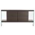 Servantă DKD Home Decor Geam Maro Transparent Nuc 160 x 45 x 80 cm Lemn MDF