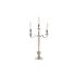Candelabru DKD Home Decor 30 x 12 x 46 cm Argintiu Aluminiu Cromat