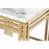 Masa de Cafea DKD Home Decor Metal Aluminiu Marmură 80 x 40 x 40 cm