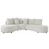 Canapea DKD Home Decor Alb Lemn Modern 250 x 241 x 66 cm