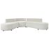 Canapea DKD Home Decor Alb Lemn Modern 250 x 241 x 66 cm