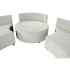 Canapea DKD Home Decor Alb Lemn Modern 250 x 241 x 66 cm