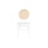 Scaun DKD Home Decor Alb Negru Natural 43 x 50 x 89 cm