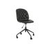 Scaun DKD Home Decor Negru Gri închis 47,5 x 57,5 x 83 cm